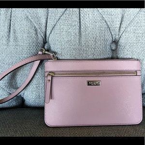 Kate Spade wristlet. Beautiful dusty rose. Like new